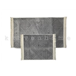 Набор ковриков для ванной Карвен SATEN 60*100/60*50 вискоза/полиэстер KV 430 v-11.