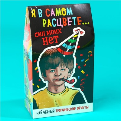 Чай чёрный «Праздник», с тропическими фруктами, 20 г.