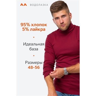 Мужская водолазка из рибаны Happyfox