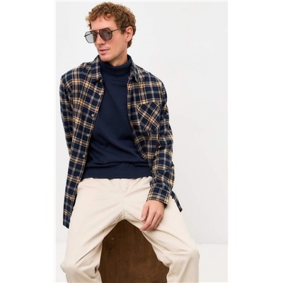 Водолазка F421-1532 d.blue