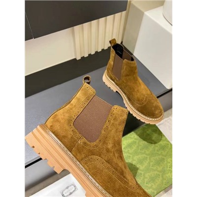 Мужские ботинки челси Gucc*i 💛  Реплика 1:1