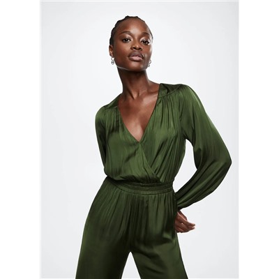Mono satinado largo -  Mujer | MANGO OUTLET España