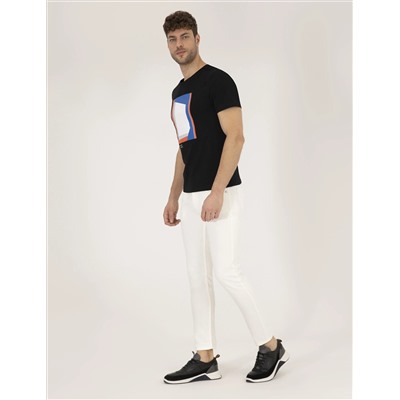 Ecru Slim Fit Jean Pants