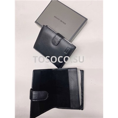 302B black обложка для паспорта и авто натуральная кожа