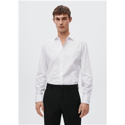 Camisa traje slim fit algodón -  Hombre | MANGO OUTLET España