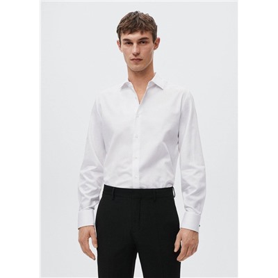 Camisa traje slim fit algodón -  Hombre | MANGO OUTLET España