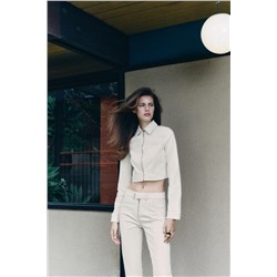 JEANS Z1975 MINI FLARE TIRO ALTO NERVIO