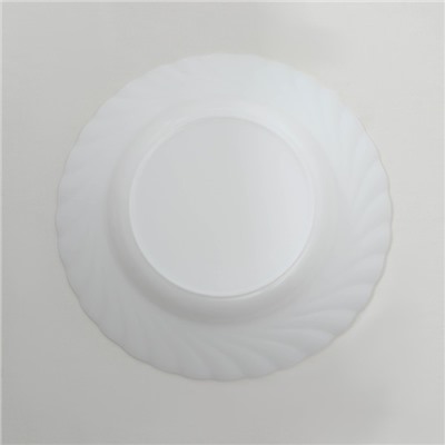 Тарелки глубокие Luminarc TRIANON, 250 мл, d=22 см, набор 6 шт., стеклокерамика, белые