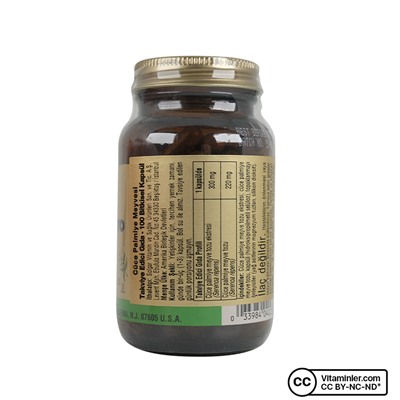 Solgar Saw Palmetto ягоды 100 капсул