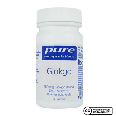 Pure Encapsulations Гинкго 50 160 мг 30 капсул