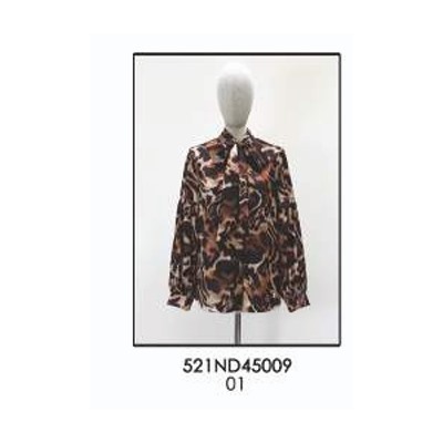 BLUSA M/LUNGA FIOCCO DAVANTI