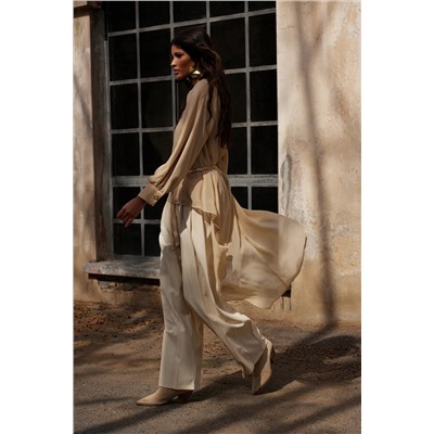X ai beige pilisal тканые штаны tctaw25tp00000