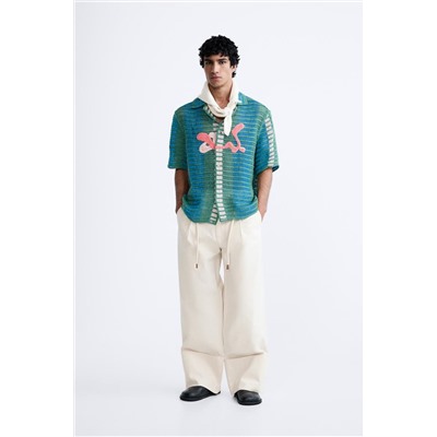 CAMISA CROCHET BORDADO LIMITED