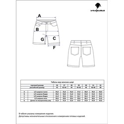 Шорты джинс P112-0910 l.blue