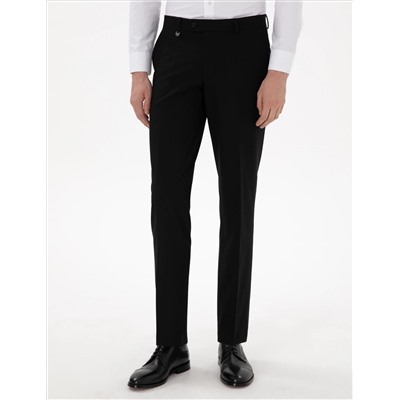 Тканневые брюки Black Slim Fit
