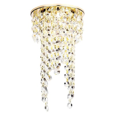 Нарушена упаковка!   Встраиваемый точечный светильник Ambrella light Long   K2071 G/CL