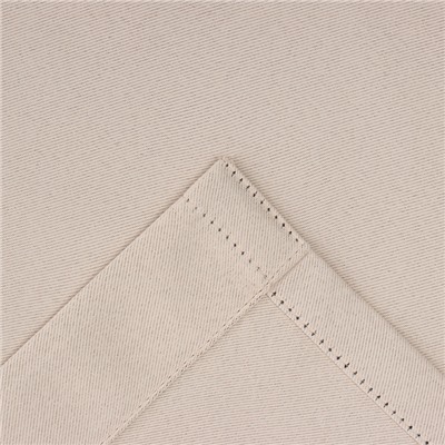 Штора портьерная Этель 130*300 см, цв.бежевый, блэкаут, пл. 240 г/м2