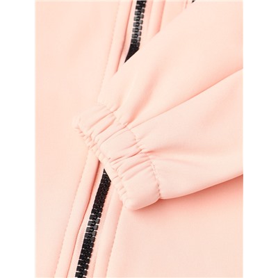 Комбинезон демисезонный для девочек MINAKU из Softshell на флисе, непромокаемый, персиковый, рост 116 см