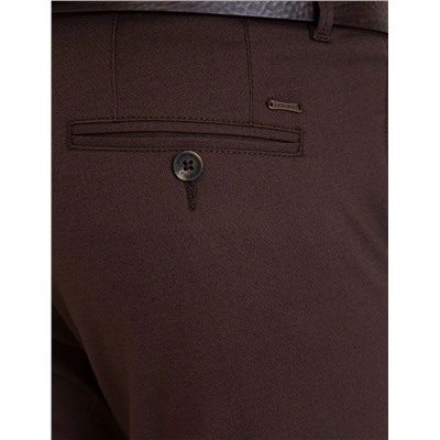 Brown Slim Fit Canvas Bloys
