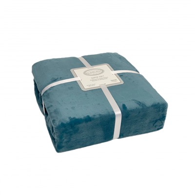 Плед KARVEN Super Soft VIGAN 160*220 п/э 1.5 спальный Р 941морская волна (Акция)