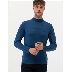 Indigo Melanj Slim Fit Half Fisherman воротник Основной вязаный свитер