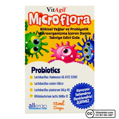 Allergo VitAgil Микрофлора Капли с пробиотиками 15 мл