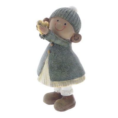 Фигурка декоративная "Девочка", L8 W5 H12 см, 2в.