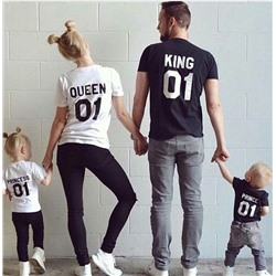 Комплект для семьи на четверых "King, Queen, Prince, Princess"