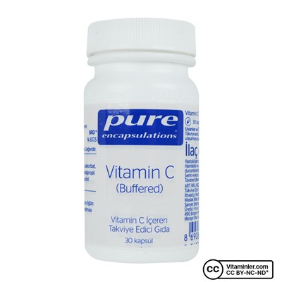 Pure Encapsulations Буферизованный витамин С 30 капсул