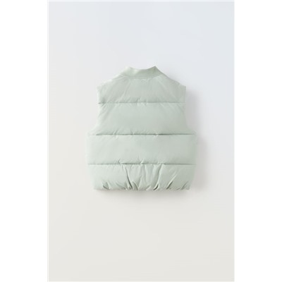 CHALECO ACOLCHADO CUELLO BOMBER
