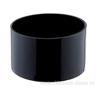 Ваза "Black" (стекло), D17xH10 см