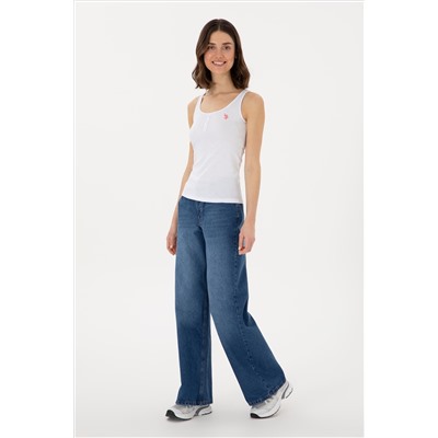 Женщина White Basic T -Fish Surprise Discount в корзине