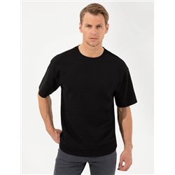 Black Fort Fit Printed Bike Bike T -For