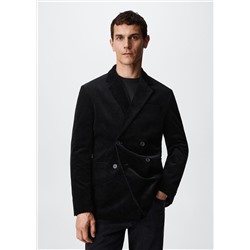 Americana cruzada pana -  Hombre | MANGO OUTLET España