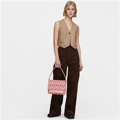 Bolso bandolera Tous Manifesto - coral