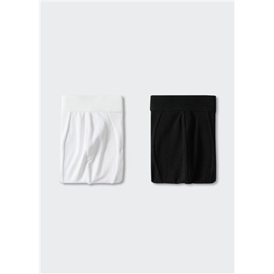 Pack 2 bóxers básicos -  Hombre | MANGO OUTLET España
