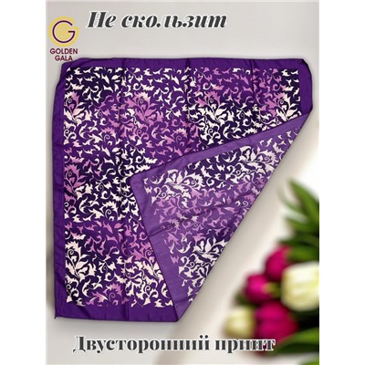 Платок утепленный Абстракция Арт 3110/2 (фиолетовый)