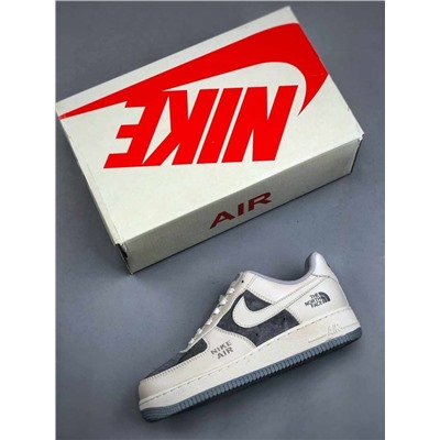 Кроссовки Nik*e Air Force 1 Low 07 x The North Face beige оригинал  версия air force с низким вырезом