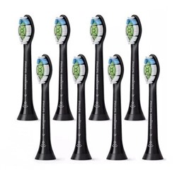 Насадки Philips HX6068/13 W2 Optimal White Черные (8 шт)