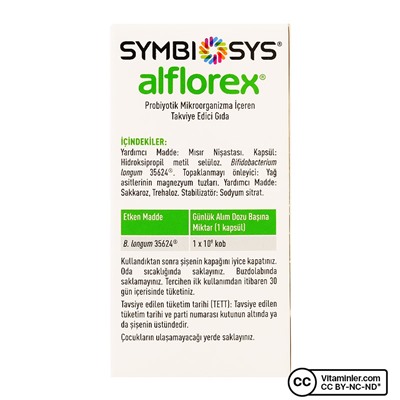 Symbiosys Alflorex пробиотик 30 капсул