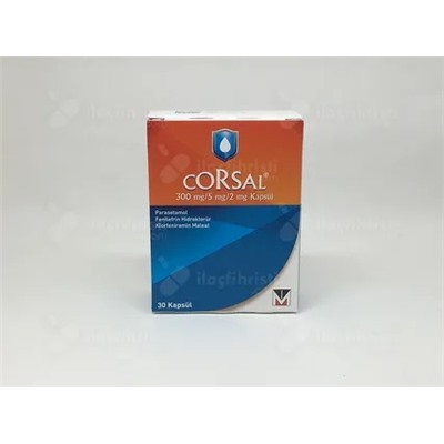 CORSAL 300 mg 30 kapsül (название лекарства на русском / аналоги Дефлю)