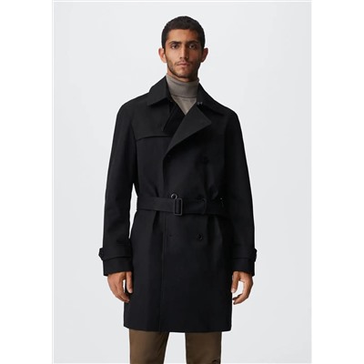 Trench clásico water repellent -  Hombre | MANGO OUTLET España