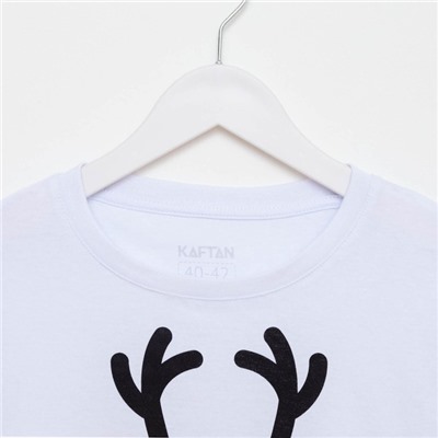 Пижама женская (футболка и брюки) KAFTAN "Deers" размер 52-54