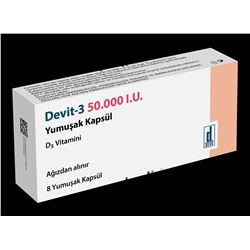 DEVIT-3 50.000 I.U. yumuşak kapsül