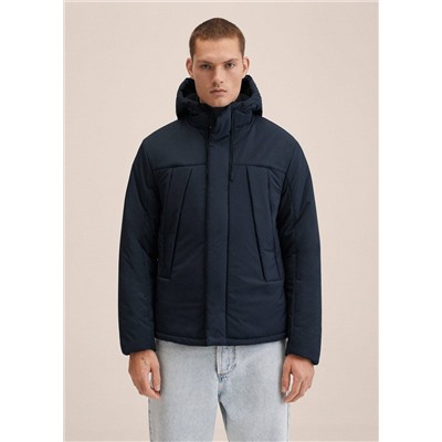 Anorak capucha bolsillos -  Hombre | MANGO OUTLET España