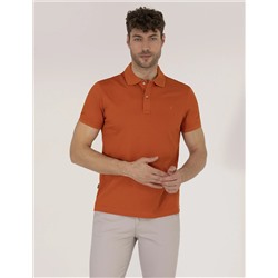 Коричневый обычный подсадка Polo Yaka Mercerized T -For