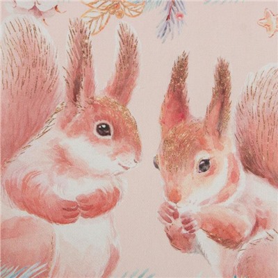 Набор салфеток Этель Pink magic, 40×40 см - 4 шт., хлопок, саржа