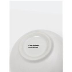 Конфетница Доляна «Зайка», 13×10×9 см, цвет белый