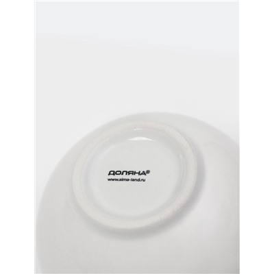 Конфетница Доляна «Зайка», 13×10×9 см, цвет белый