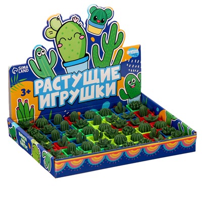 Растущие фигурки "Кактус в горшке", МИКС